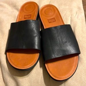 Fitflop Leather Slides